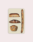 Autocollant Googly Bread Stay Home Club - Ex - voto