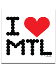 Autocollant I Heart MTL AYSA - Ex - voto