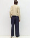 All Row Elisa Cardigan – Beige and Cream Stripes