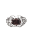 Bague Ajustable Essence Argent Tabac Adda Studio - Ex-voto