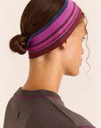 Bandeau à Cheveux Viola Damson Madder - Ex-voto