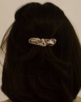 Barrette Texturée Argent Nar'sha - Ex - voto