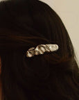 Barrette Texturée Argent Nar'sha - Ex - voto