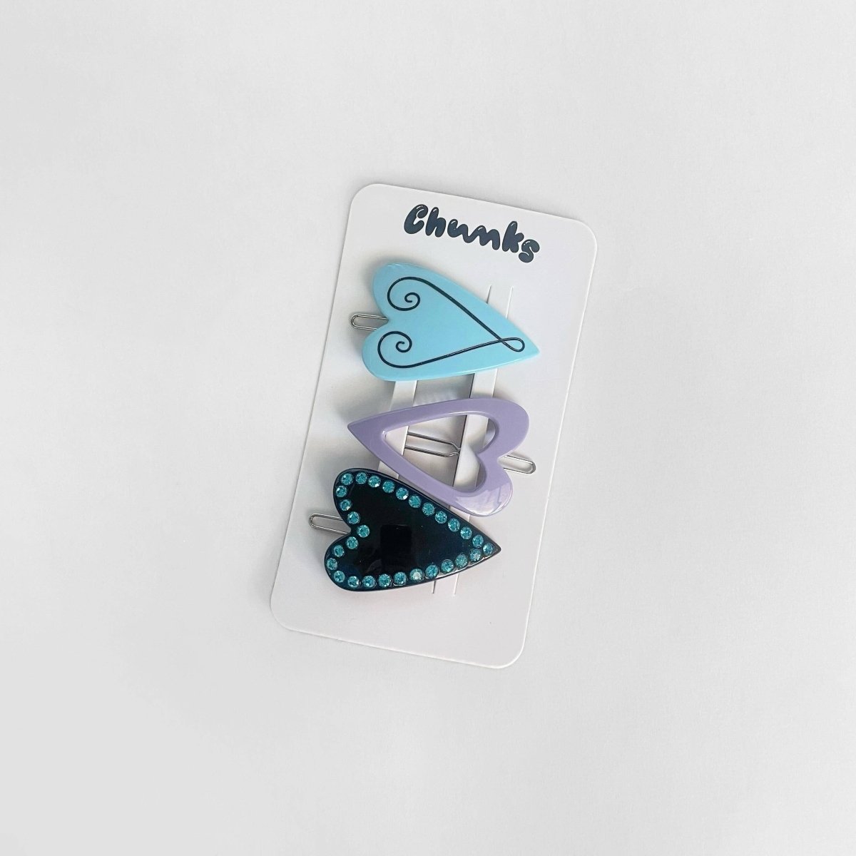 Barrettes Sweetheart Paquet de 3 Chunks - Ex - voto
