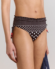 Bas de Maillot Cove Spot Stripe Damson Madder - Ex - voto