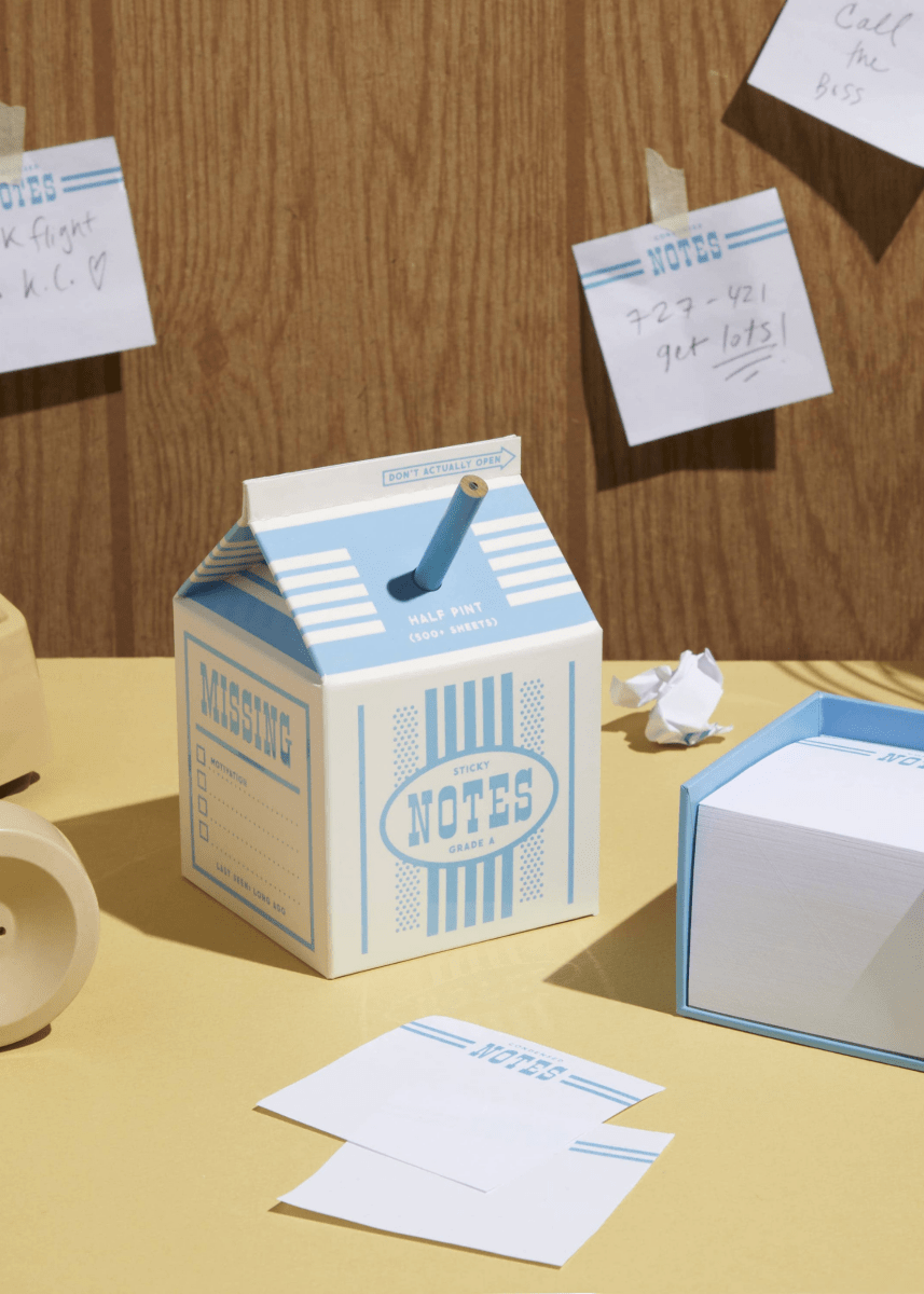 Bloc Notes Carton de Lait Chronicle Books - Ex - voto