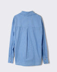 Blouse Kendall Ruffle Bleue Damson Madder - Ex-voto