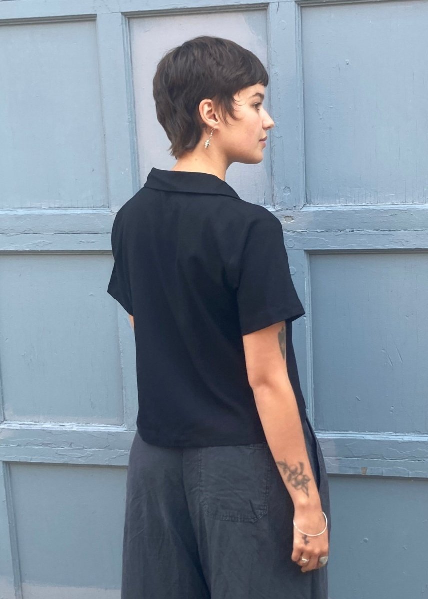 Blouse Noeuds Nico NLT Noire - Ex - voto