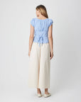 Blouse Raina Bleue All Row - Ex - voto