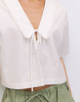 Blouse Roseanne Blanche Mod Ref - Ex - voto