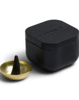 Boîte Cube Encens Paddywax – Noir : Teak & Tobacco - Ex - voto