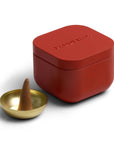 Boîte Cube Encens Paddywax – Rouge : Safran et Rose - Ex - voto