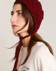 Bonnet Crochet Bourgogne Damson Madder - Ex - voto