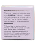 Bouchon en Verre Moony Lilas Here's How - Ex - voto