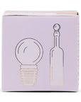 Bouchon en Verre Moony Lilas Here's How - Ex - voto