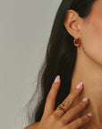 Boucle d'oreilles Bordeaux Twenty Compass - Ex - voto