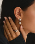 Boucle d'oreilles C'est la Vie 20 Compass - Ex - voto