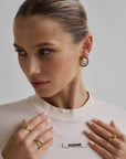 Boucle d'oreilles Palma 20 Compass (Or ou Argent) - Ex - voto
