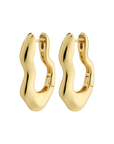 Boucles D'oreilles Anneaux Chunky Loulia Pilgrim (Or ou Argent) - Ex - voto