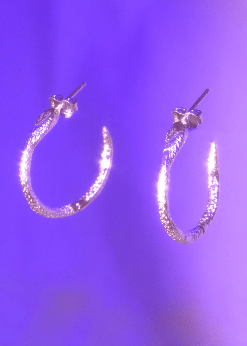Boucles d'oreilles Anneaux Snakes Bilak - Ex - voto
