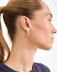 Boucles d'Oreilles en 2 Parties Jennings Pilgrim (Or ou Argent) - Ex - voto
