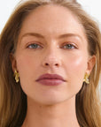 Boucles d'Oreilles Grandes Fleurs Trace Pilgrim - Ex-voto