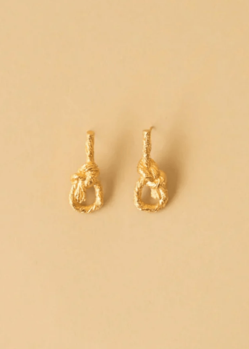 Boucles d'oreilles Grands Noeuds Or La Manufacture - Ex - voto