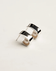 Boucles d'Oreilles Hoops Perle Cachée Argent Sarah Bijoux - Ex - voto