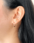Boucles d'oreilles Petits Hoops Or Horace - Ex - voto