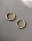 Boucles d'oreilles Petits Hoops Or Horace - Ex - voto