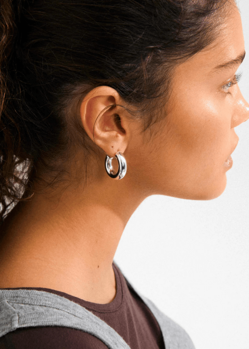 Boucles d'oreilles Phase Moyens Anneaux Pilgrim (Or ou Argent) - Ex - voto