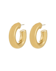 Boucles d'oreilles Phase Moyens Anneaux Pilgrim (Or ou Argent) - Ex - voto