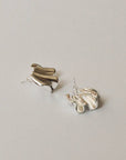 Boucles d'oreilles Plissées Argent Nar'sha - Ex - voto