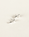 Boucles d'oreilles Studs Pépite Funk Argent Sarah Bijoux - Ex - voto