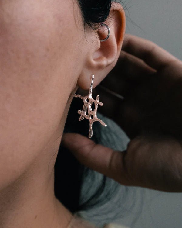Boucles d'Oreilles Void Marmo - Ex - voto