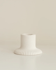Bougeoir Ridge Court Blanc EVC - Ex - voto