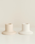 Bougeoir Ridge Court Blanc EVC - Ex - voto