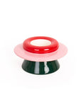 Bougeoir Rond Rouge Helio Ferretti - Ex - voto