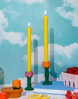 Bougeoir Tulipe Orange Ban.do - Ex - voto
