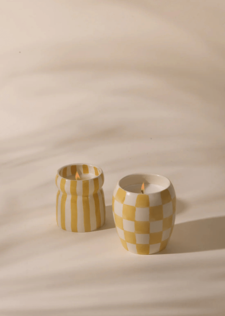 Bougie Cabana Paddywax Ocre Gold Coast - Ex - voto