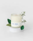 Bougie crépitante Flambette 01 - Menthe + Romarin 4oz - Ex - voto