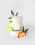 Bougie crépitante Flambette 08 - Agrumes + Sauge 4oz - Ex - voto
