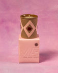 Bougie Étoile Rose Pivoine, Poivre et Tubereuse Maegen - Ex - voto