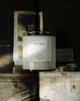 Bougie Pivoine et Thé Blanc 8,5oz Dimanche Matin - Ex-voto