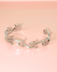Bracelet Ajustable Spring Swirls Argent Unlucky Wishes - Ex-voto
