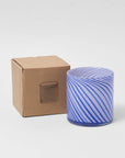 Cache - Pot Spiral Bleu Wrap - Ex - voto