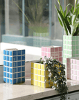 Cache - Pot Tuiles Jaunes &k - Ex - voto