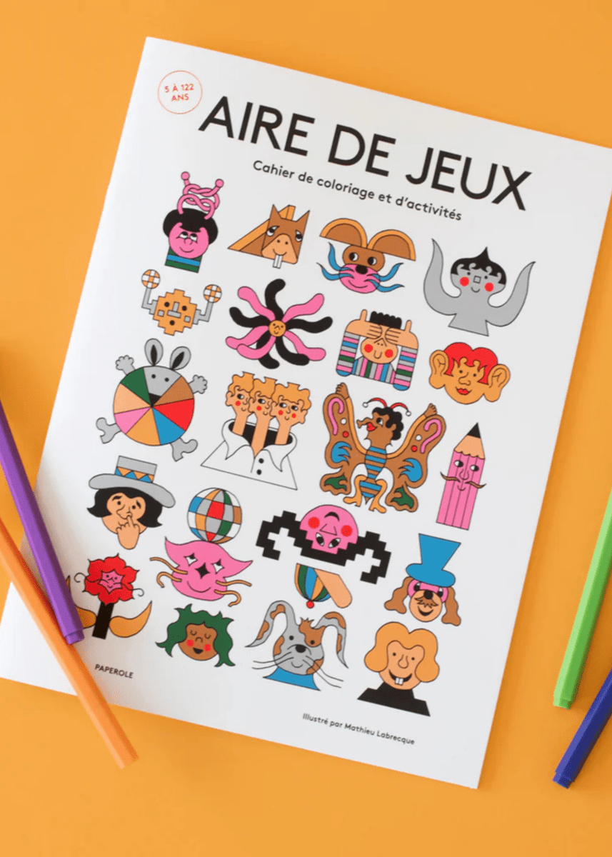 Cahier d'activités Aire de Jeux Paperole - Ex - voto