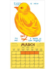 Calendrier 2026 D. Shrigley - Ex - voto