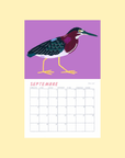 Calendrier Oiseaux 2026 Charlotte Parent - Ex - voto